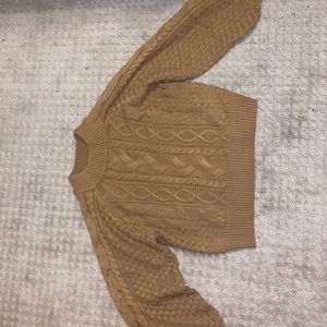 Brown sweater
